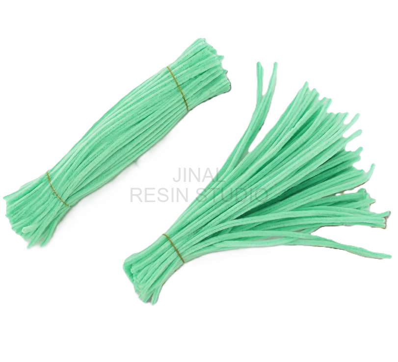 Pastel Lime Pipe Cleaners 8MM