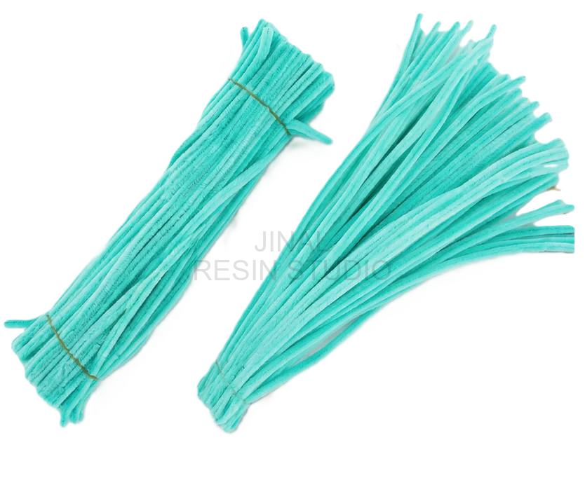 Pastel Mint Green Pipe Cleaners 8MM