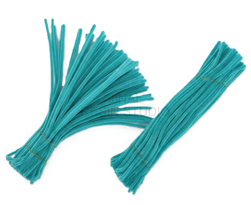 Pastel Teal Pipe Cleaners 8MM