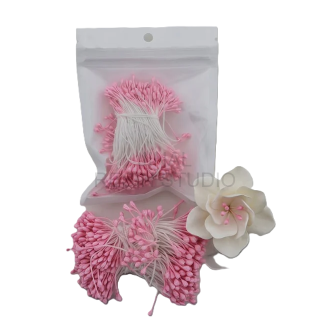 Pink Polons approx 270 pcs 3 mm