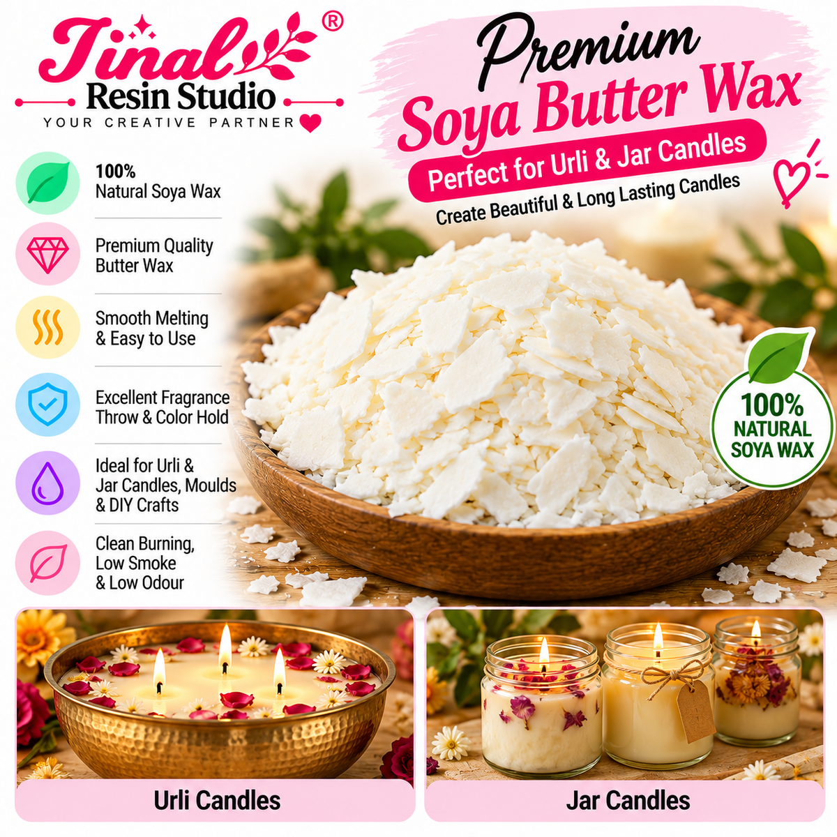🌟 Premium Soya Butter Wax Now Available! 🌟