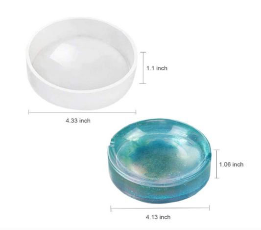 Round Ash Tray Mould 4" inch