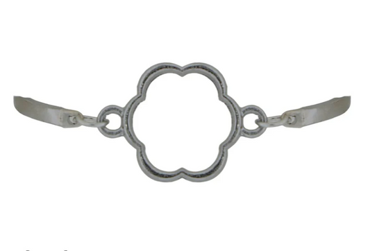 1Pc Flower Bracelet Bezels