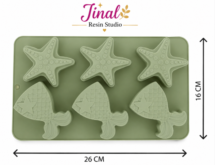 DIY Starfish & Mermaid Mould