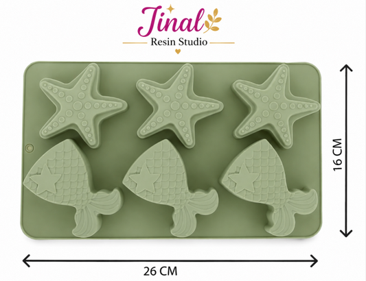 DIY Starfish & Mermaid Mould