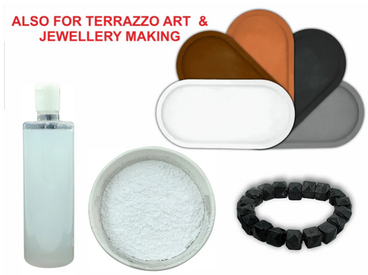 Terra Art (White Base) (500GMS BASE AND 170GMS LIQUID)