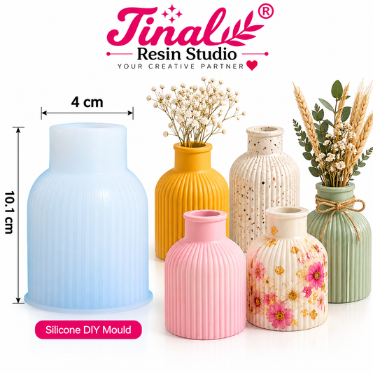 Planter & Flower Vase Mould for Resin and Concrete Art SM0544