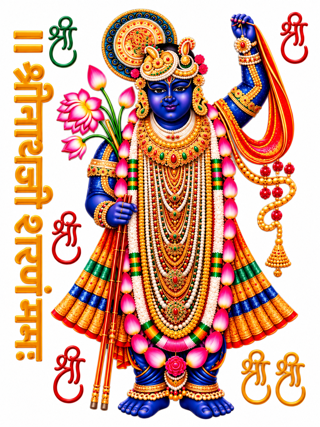 Shree Nathji  Peel off UV DTF Sticker