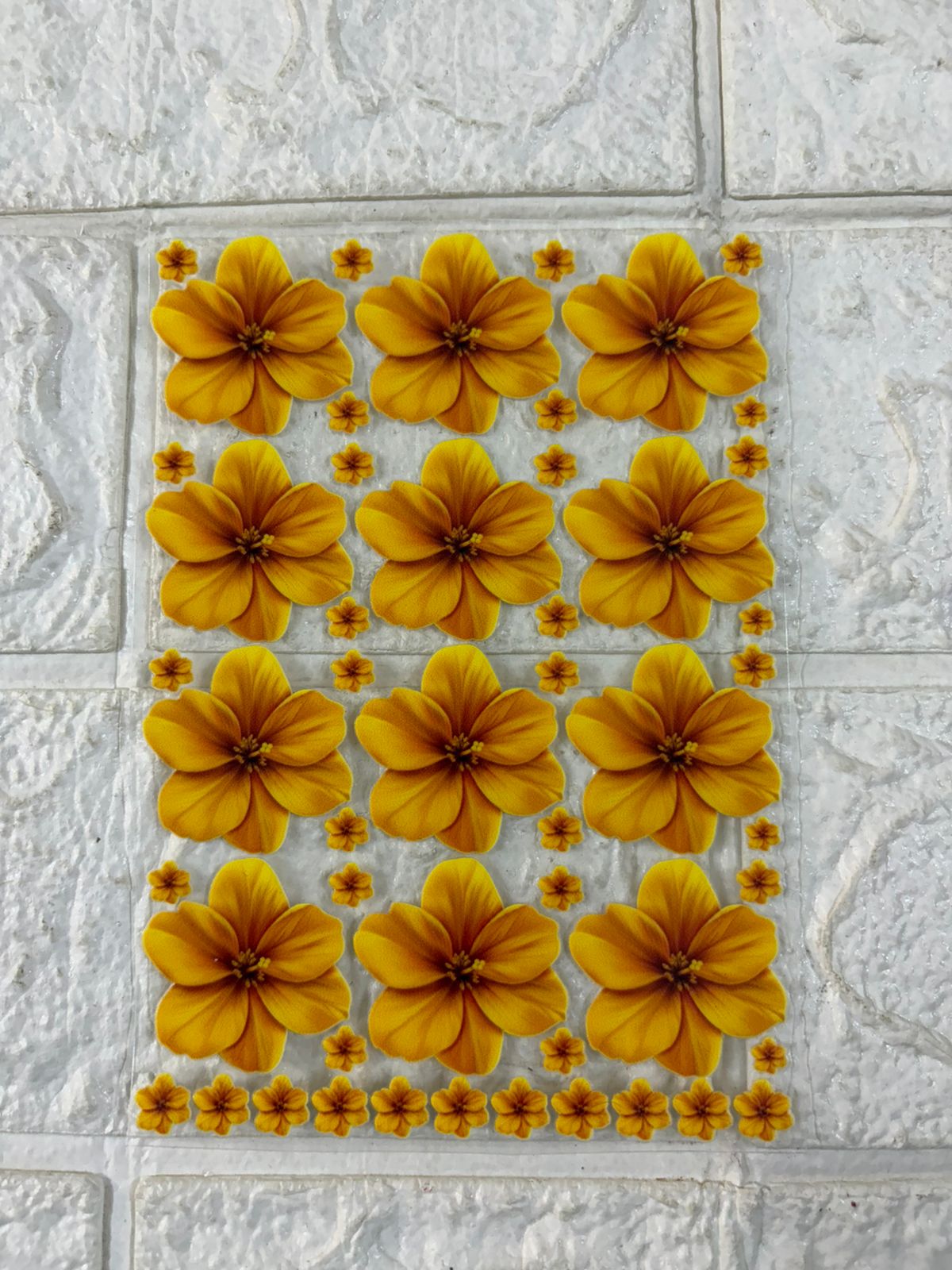 Flower UV DTF Sticker