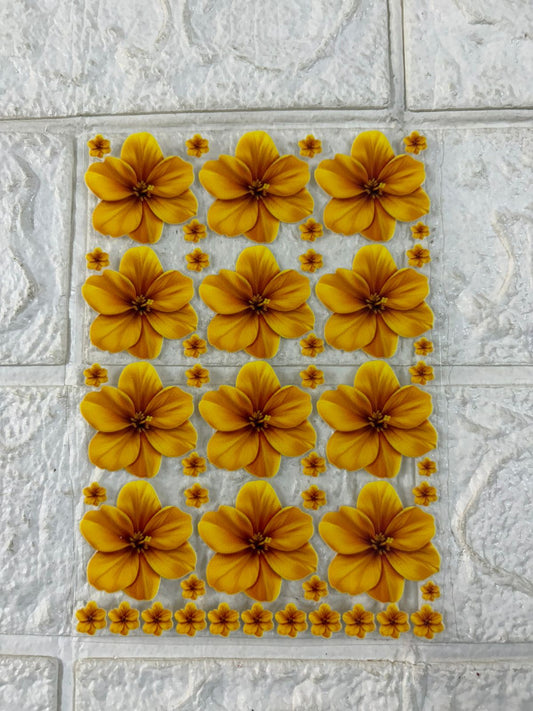 Flower UV DTF Sticker