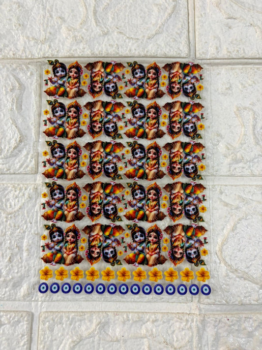 Shree Krishna Ji UV DTF Sticker