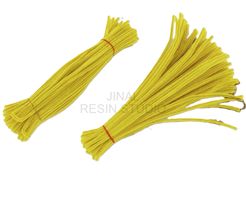 Yellow Pipe Cleaners 8MM