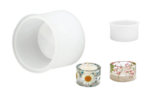 Round Tea Light Candle Holder Mould