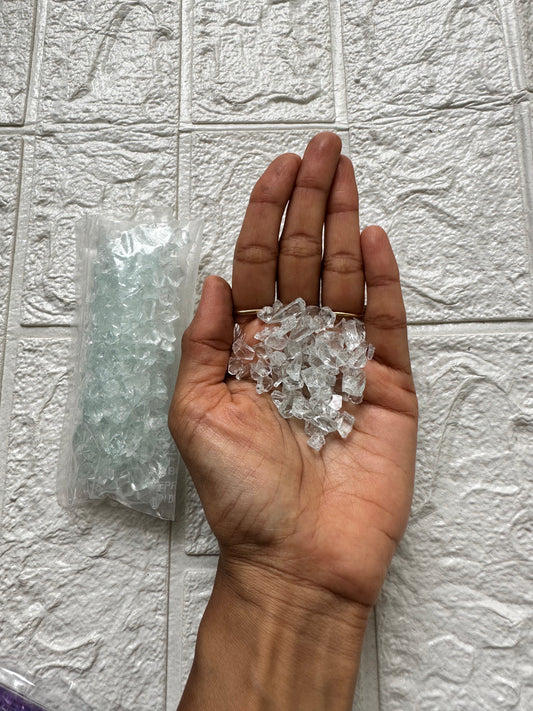 Light blue crystal