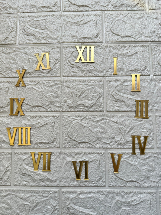 Golden roman numbers