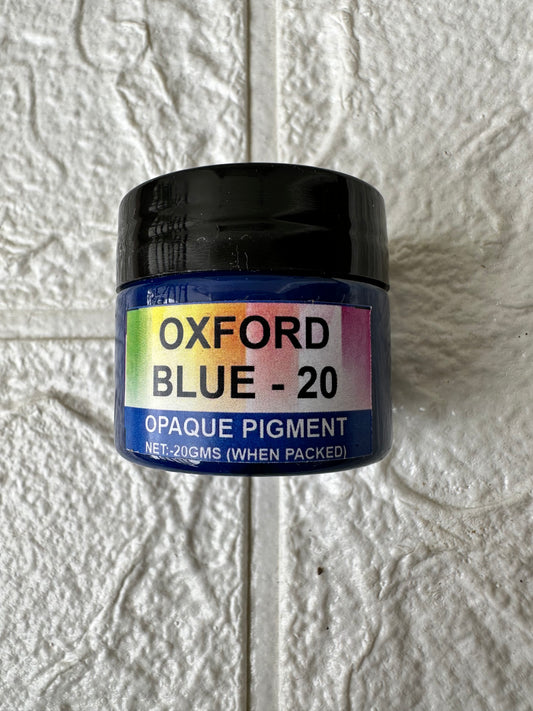 Oxford blue opaque pigment
