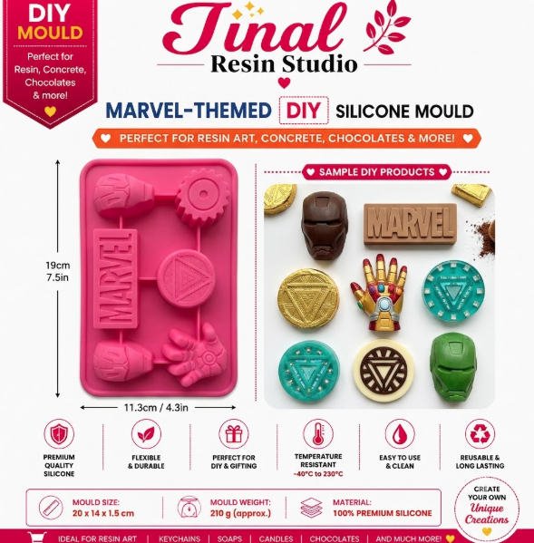 Iron Man Silicone DIY Mould