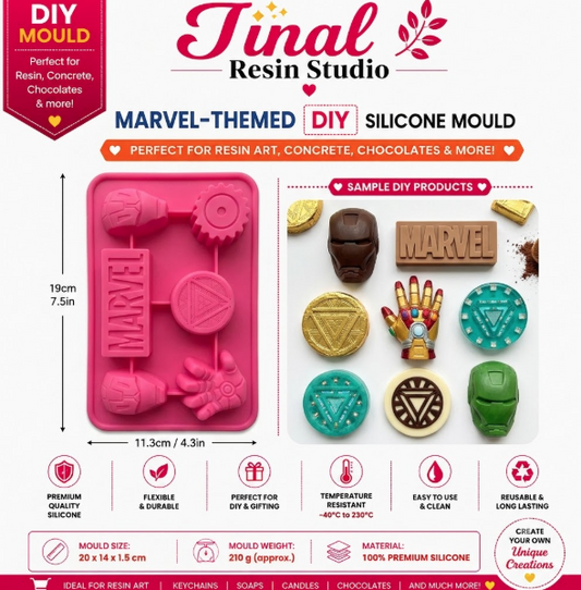 Iron Man Silicone DIY Mould