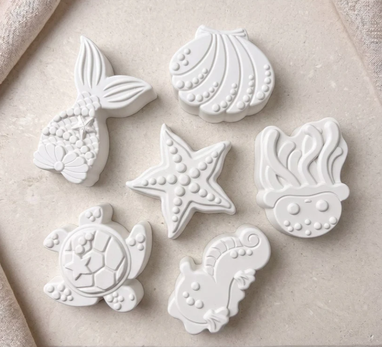 Ocean Animal ( Turtle, Sea Horse, Octopus, Shell, Mermaid) Mould