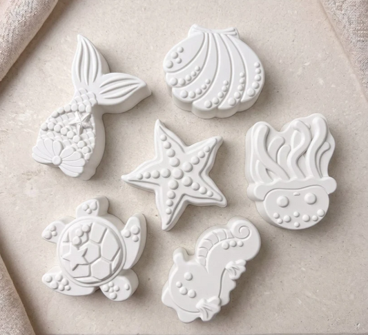 Ocean Animal ( Turtle, Sea Horse, Octopus, Shell, Mermaid) Mould
