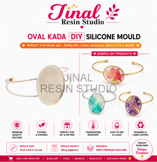 Oval Kada for Resin Art